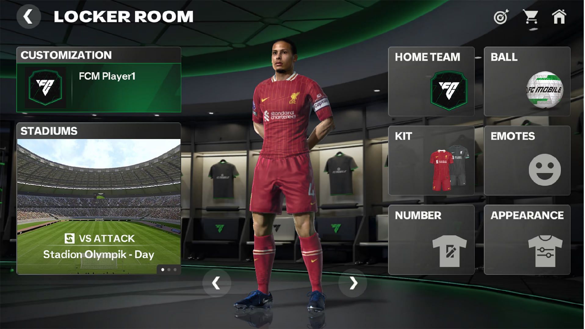 The Locker Room is now customizable (Image via EA Sports)